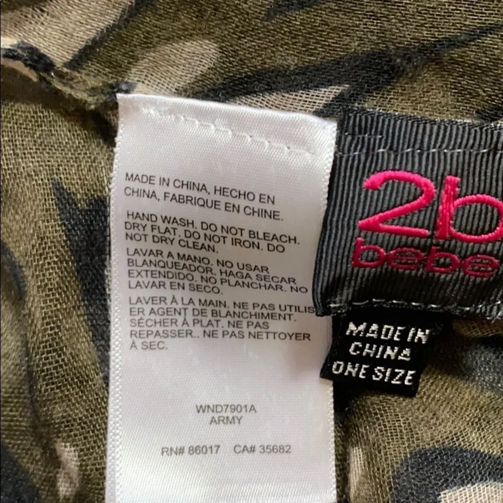 2bebe green scarf
